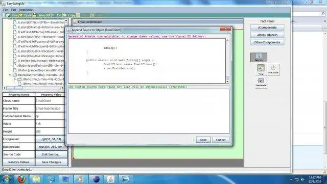 Download webtool of webapp Java Swing GUI Editor