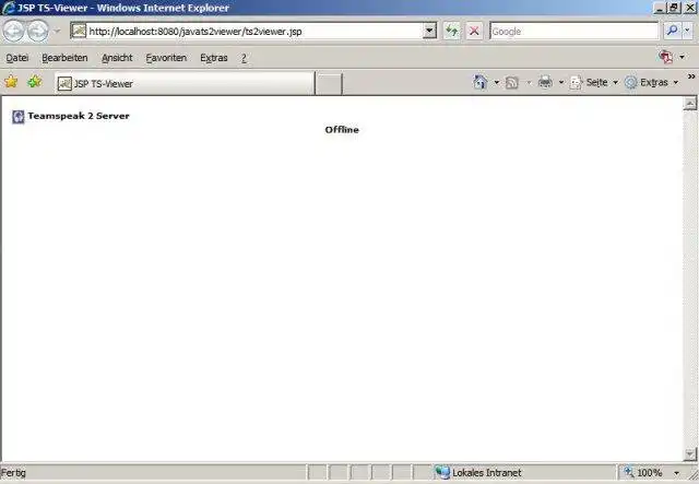 Download web tool or web app Java TS2 Viewer