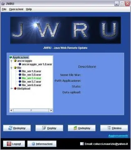 Download web tool or web app Java Web Remote Update