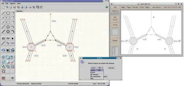 Download web tool or web app JaxoDraw to run in Linux online