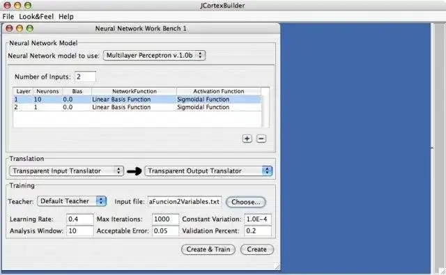 Download web tool or web app JCortex (Neural Networks Framework)