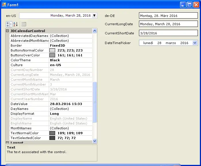 Download web tool or web app JDCalendarControl