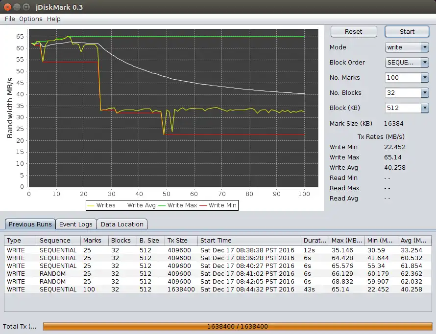 Download web tool or web app jDiskMark