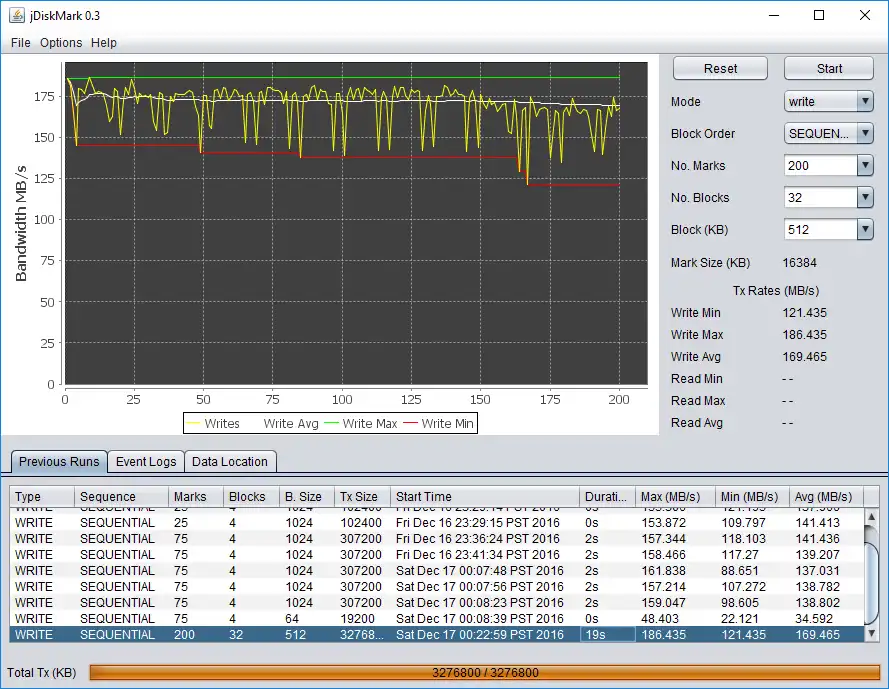 Download web tool or web app jDiskMark