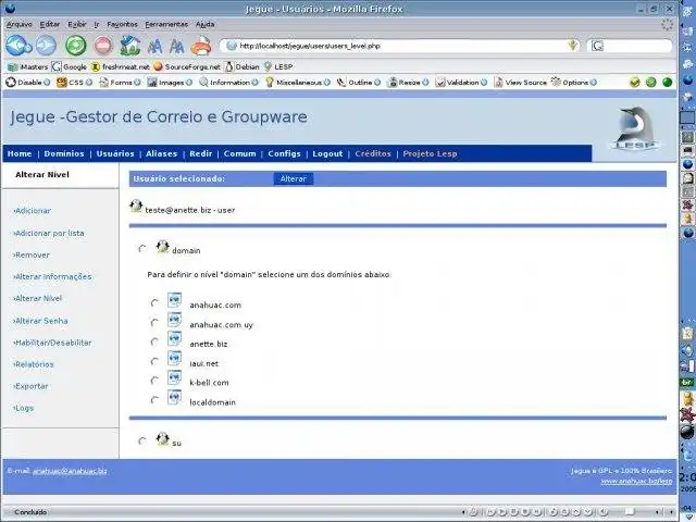 Download web tool or web app JeguePanel