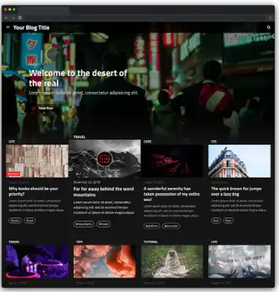 Download web tool or web app Jekflix Template