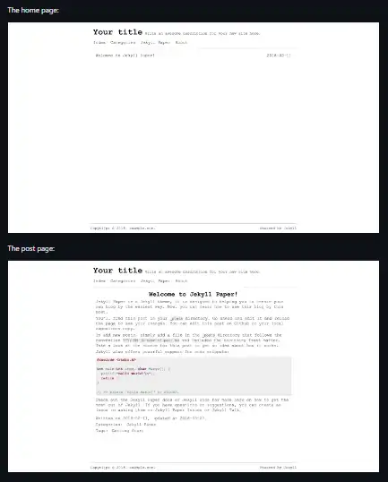 Загрузите веб-инструмент или веб-приложение Jekyll-Paper