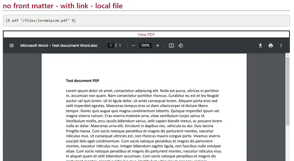 Tải xuống công cụ web hoặc ứng dụng web Jekyll PDF Embed