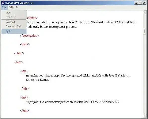 Download web tool or web app JFeed (JAFR)
