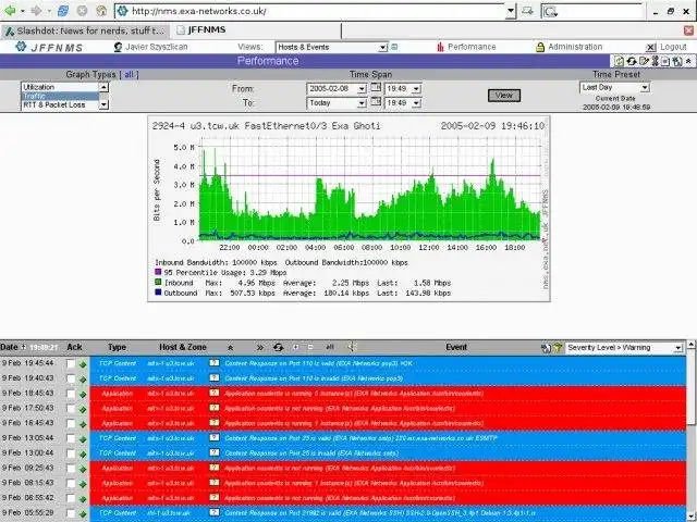 웹 도구 또는 웹 앱 다운로드 JFF NMS(네트워크 관리 시스템)