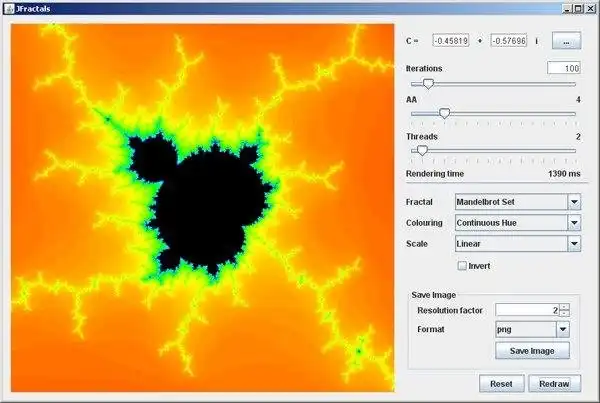 Download web tool or web app JFractals