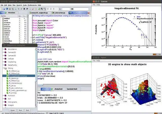 Download web tool or web app jHepWork to run in Linux online