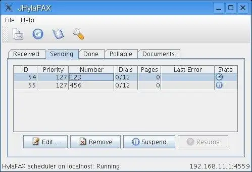 Download web tool or web app JHylaFAX - Java HylaFAX client