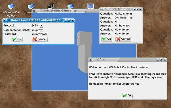 Download web tool or web app JIMO - robOt to run in Windows online over Linux online