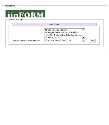 Download web tool or web app jinFORM