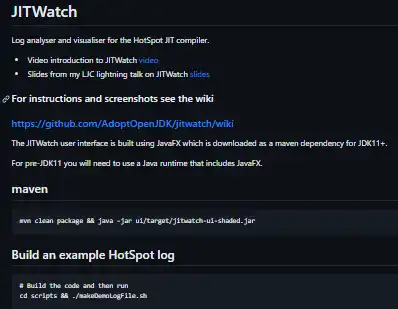 Laden Sie das Web-Tool oder die Web-App JITWatch herunter