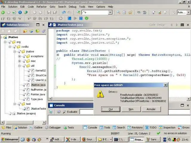 Download web tool or web app JNative : Java to native interface