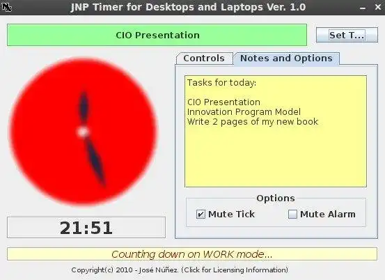 Download web tool or web app JNP Timer for Desktops and Laptops