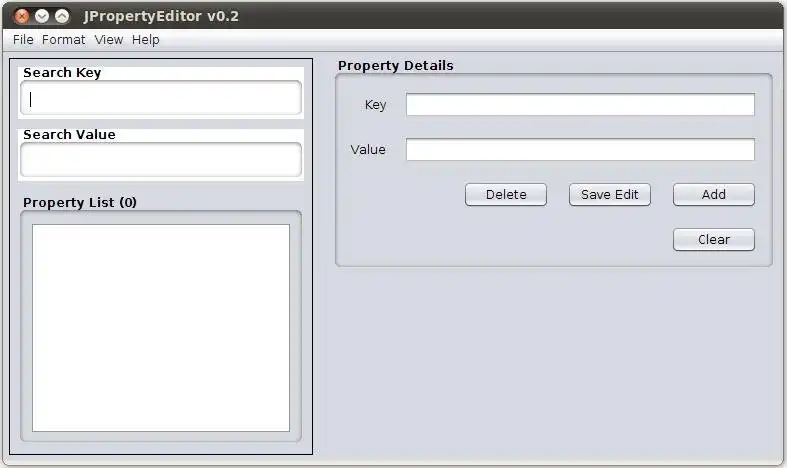 Download web tool or web app JPropertyEditor