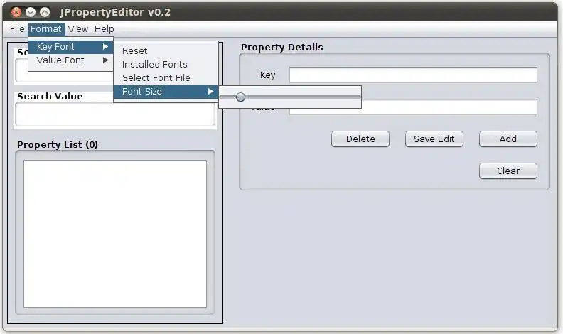 Download web tool or web app JPropertyEditor