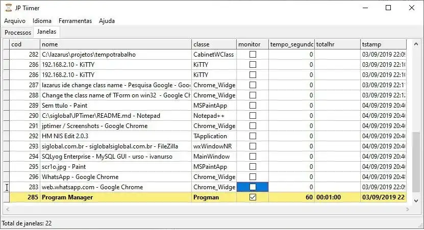 Download web tool or web app jptimer