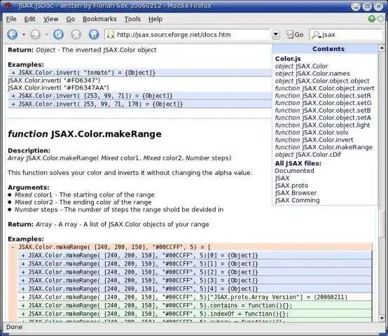 Download web tool or web app JSAX JavaScript Abstractions for X(HT)ML to run in Linux online