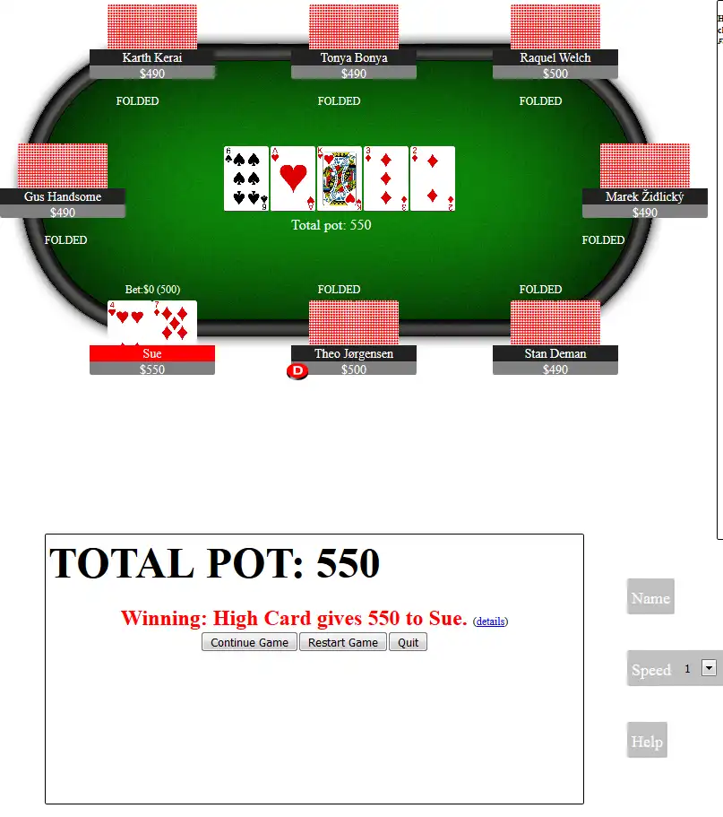 Download web tool or web app JS_CSS_Poker