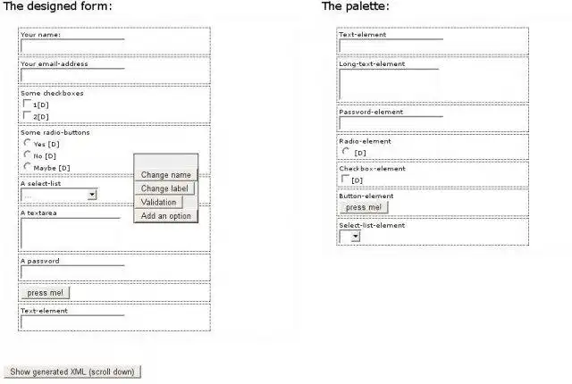 Download web tool or web app jsFormDesigner