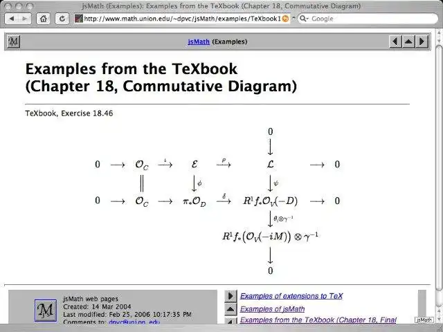 Download web tool or web app jsMath to run in Windows online over Linux online