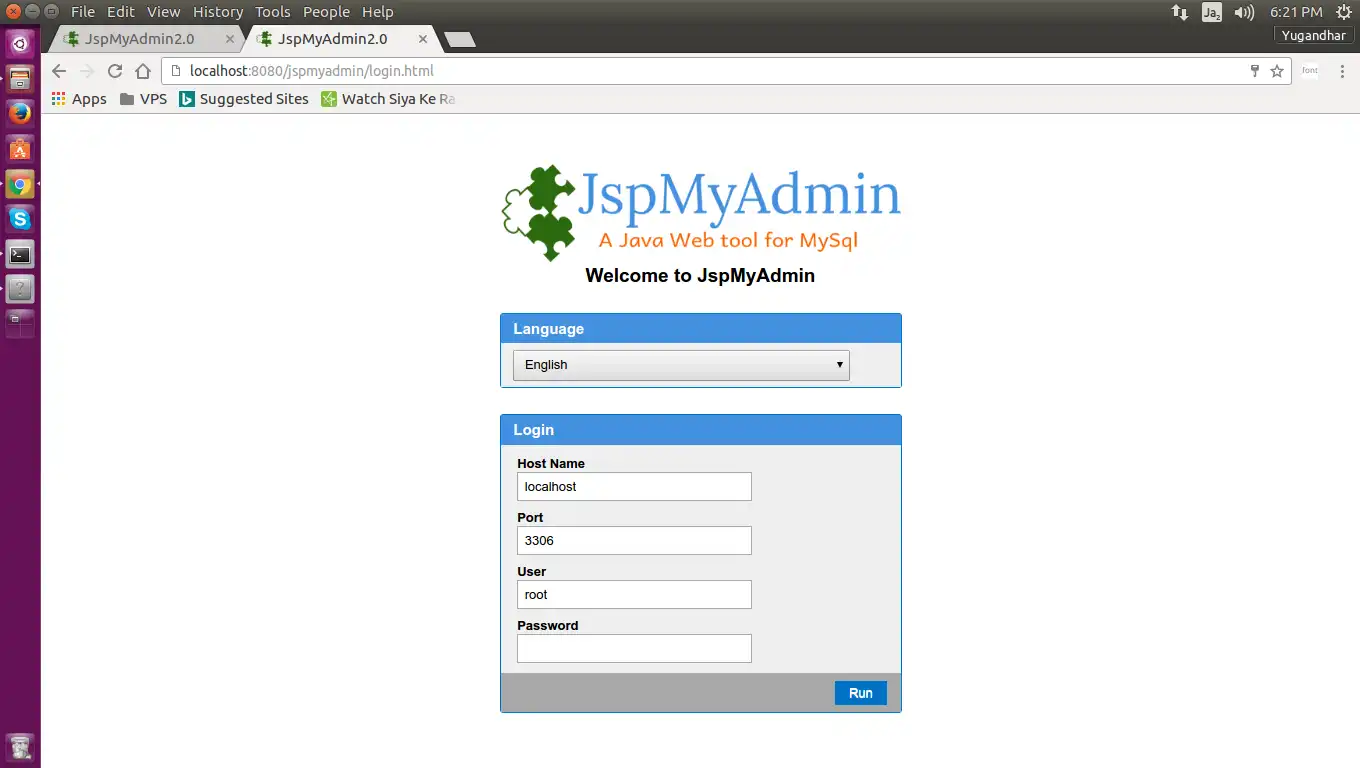 Download web tool or web app JspMyAdmin2