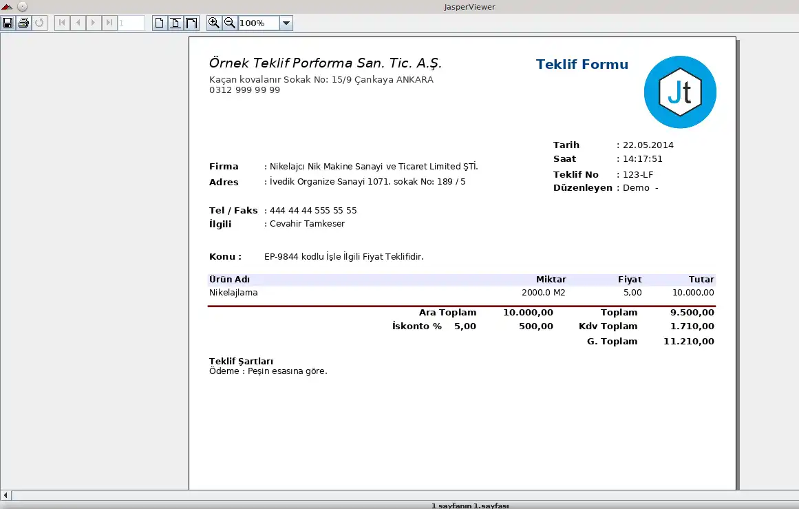 Download web tool or web app jteklif