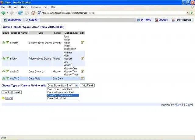 Download web tool or web app JTrac