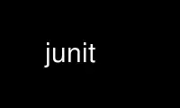 Run junit in OnWorks free hosting provider over Ubuntu Online, Fedora Online, Windows online emulator or MAC OS online emulator