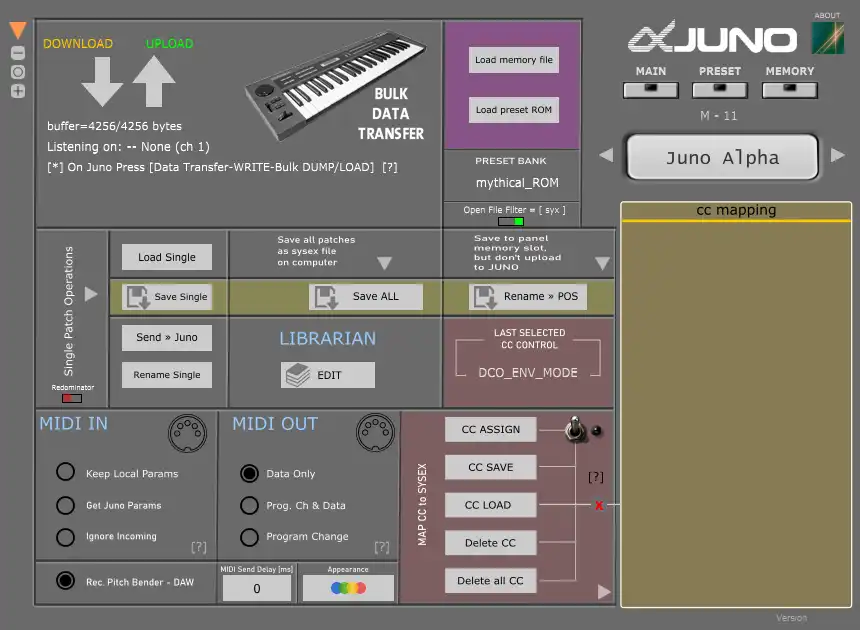 Download web tool or web app Juno Alpha Editor