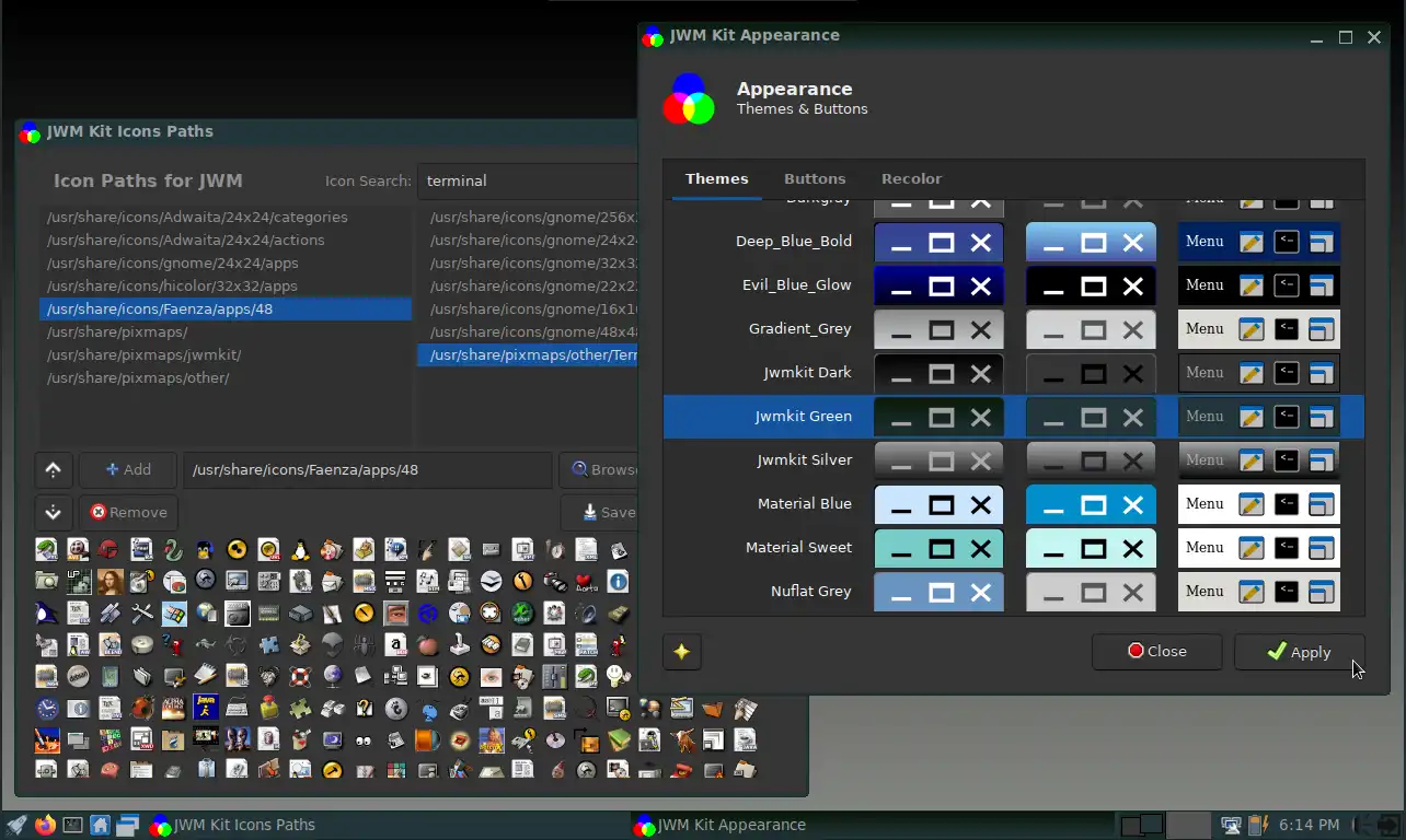 Laden Sie das Web-Tool oder die Web-App JWM Kit Linux herunter