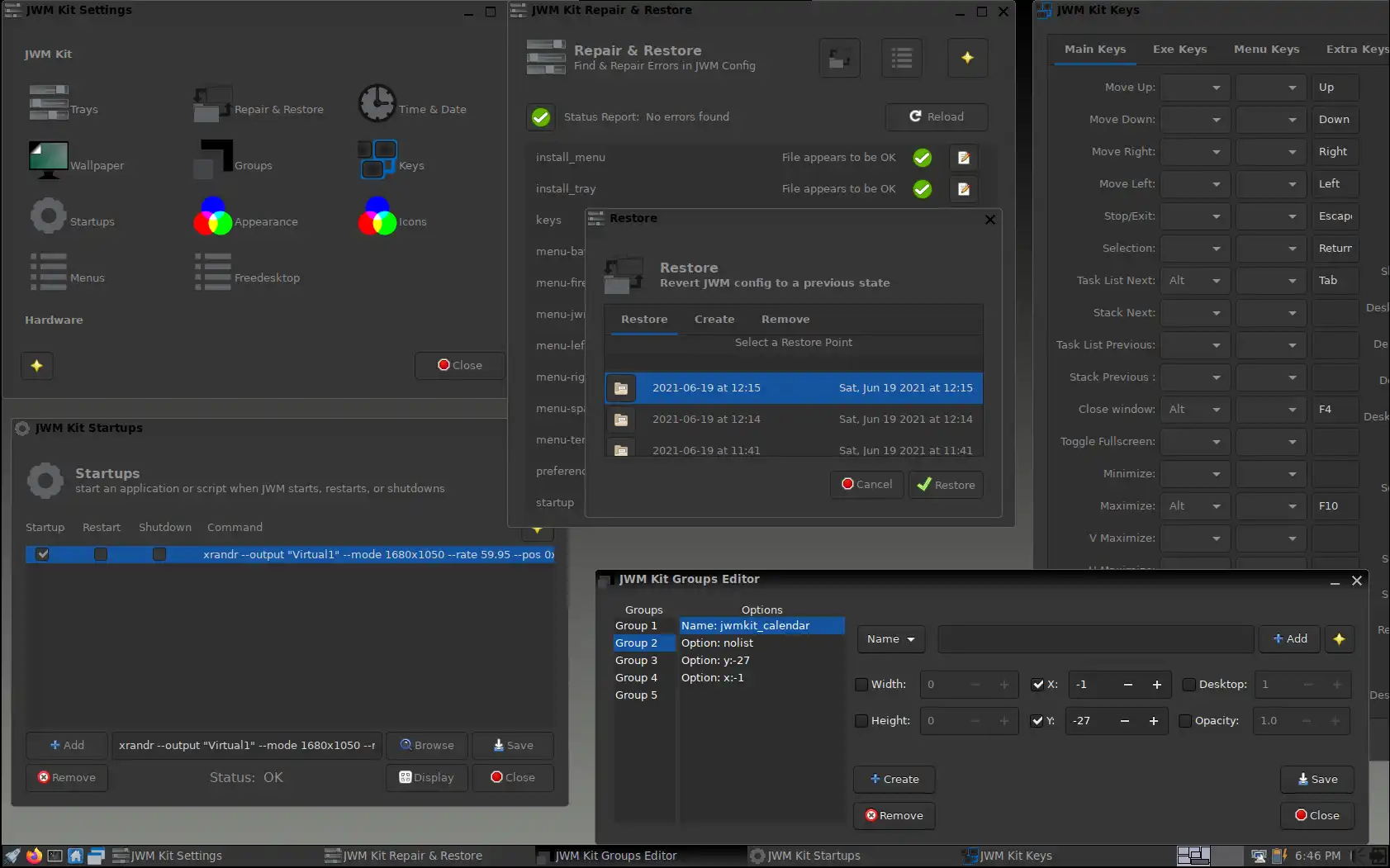 Laden Sie das Web-Tool oder die Web-App JWM Kit Linux herunter