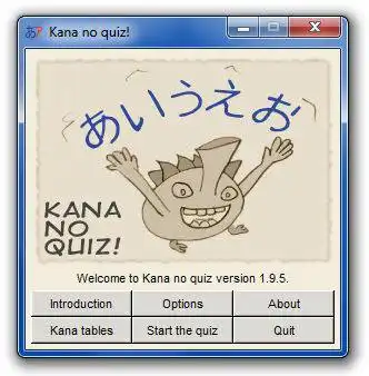 Download web tool or web app Kana no Quiz to run in Windows online over Linux online