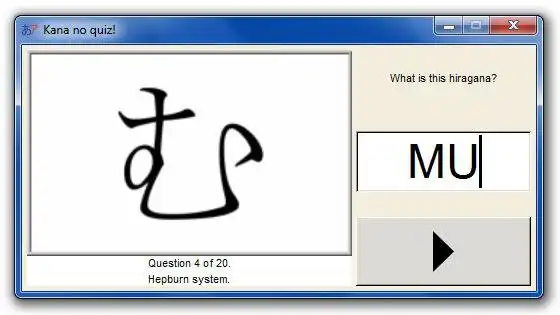 Download web tool or web app Kana no Quiz to run in Windows online over Linux online