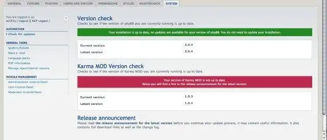 Download web tool or web app Karma MOD for phpBB Olympus