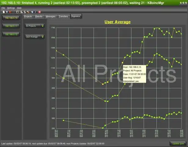 Download web tool or web app KBoincMgr to run in Linux online