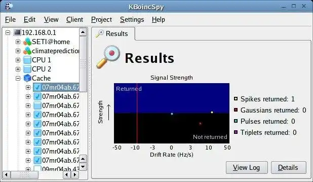 Download web tool or web app KBoincSpy