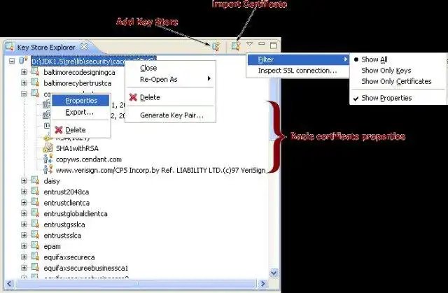 Download web tool or web app Key Store Plugin For Eclipse