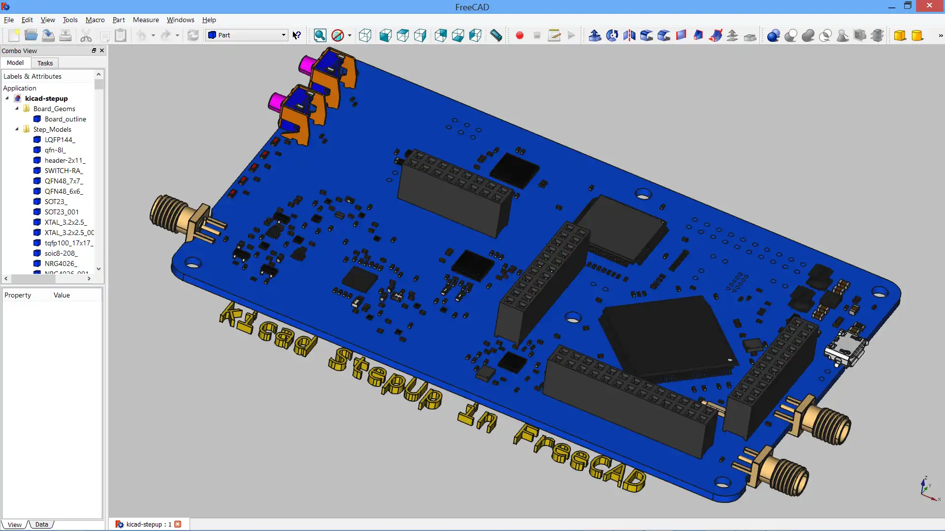 Baixe a ferramenta da web ou o aplicativo da web kicad StepUp