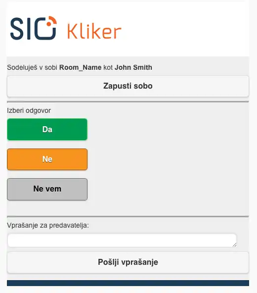 Download web tool or web app Kliker