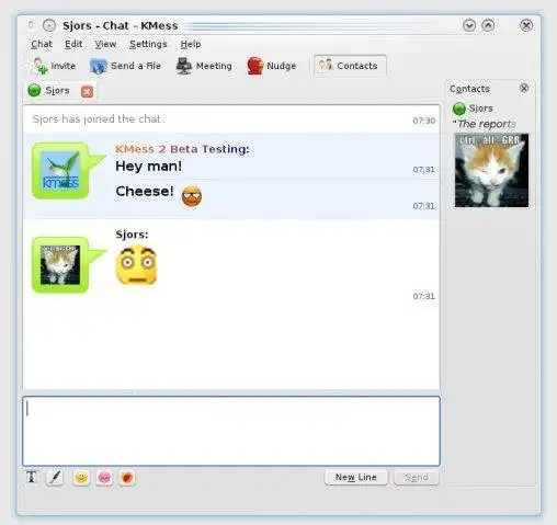 Download web tool or web app KMess - Live Messenger client for KDE