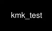 Run kmk_test in OnWorks free hosting provider over Ubuntu Online, Fedora Online, Windows online emulator or MAC OS online emulator
