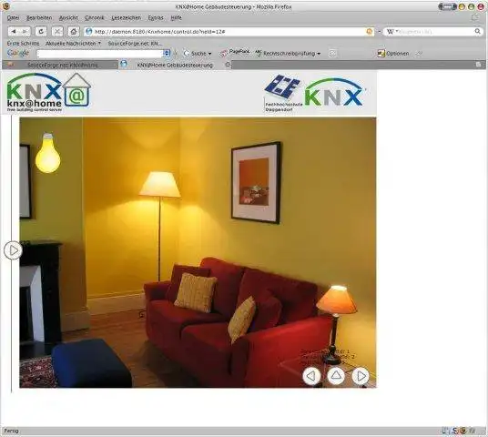 Download web tool or web app KNX@Home to run in Windows online over Linux online