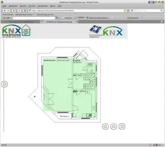 Download web tool or web app KNX@Home to run in Windows online over Linux online