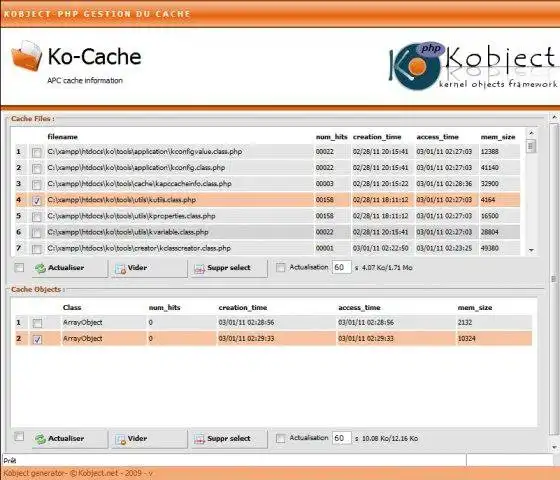 Download web tool or web app KObject php