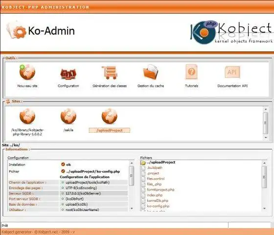 Download web tool or web app KObject php